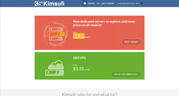 Kimsufi: KS3月付5.99欧 / Atom N2800 / 4G内存 / 2T硬盘 / 不限流量 / 100Mbps / 法国OVH